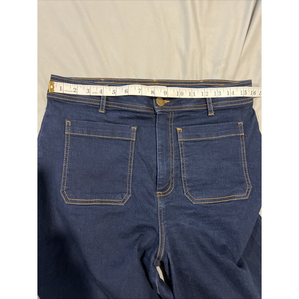 Bagatelle Women's Blue Jeans 31x31 Wide Leg - Picture 9 of 10